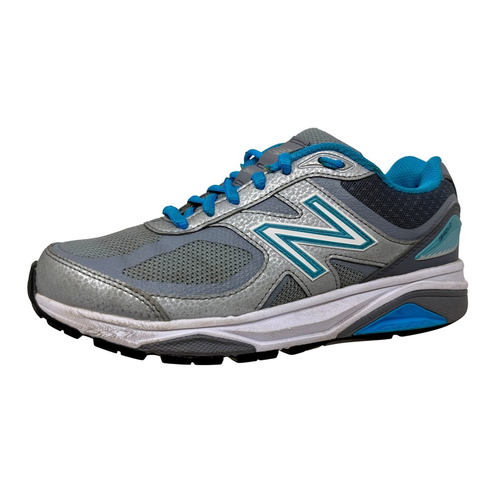 New Balance 1540v3 Womens Sz 8 Running Shoes Grey Blue Motion Control W1540GP3